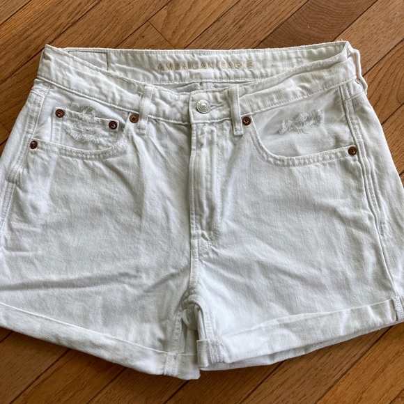 American Eagle Outfitters Pants - EUC American Eagle white denim distressed shorts
